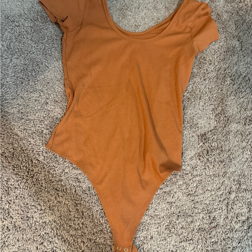 American Eagle Outfitters Burnt Orange Bodysuit